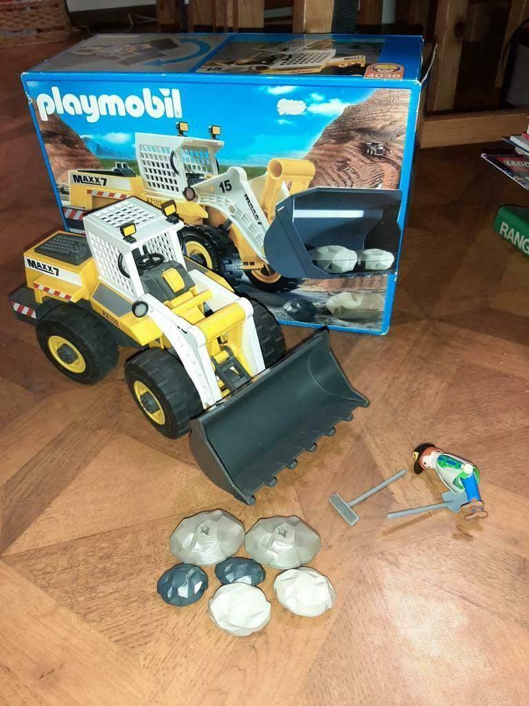 Playmobil 4038 Mega Bulldozer Compleet in doos, Ophalen of Verzenden, Zo goed als nieuw, Complete set