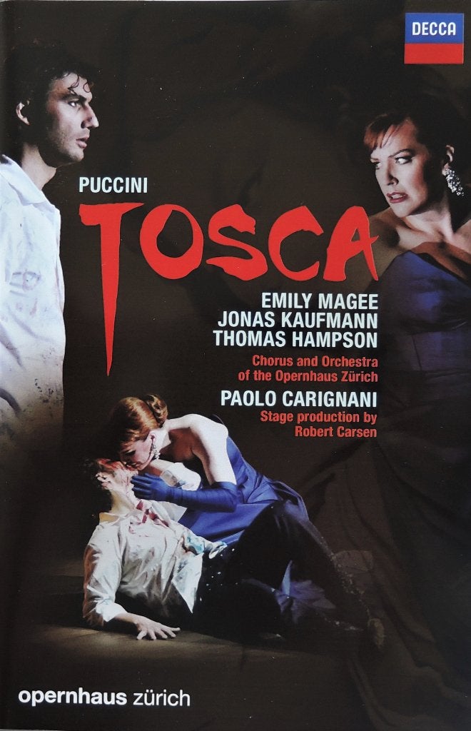DVD- Tosca/Puccini - Opernhaus Zürich/Magee/Kaufmann/Hampson, Ophalen of Verzenden, Zo goed als nieuw, Opera of Operette