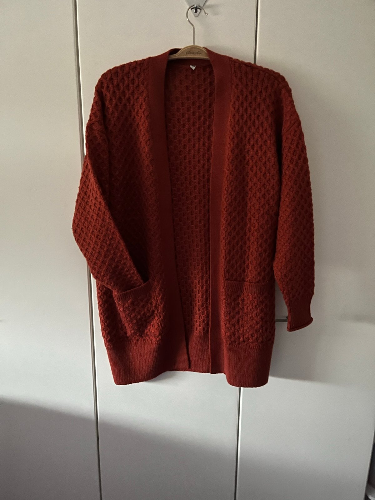 Hema roestbruin vest maat M, Ophalen of Verzenden, Zo goed als nieuw, Maat 38/40 (M), Oranje