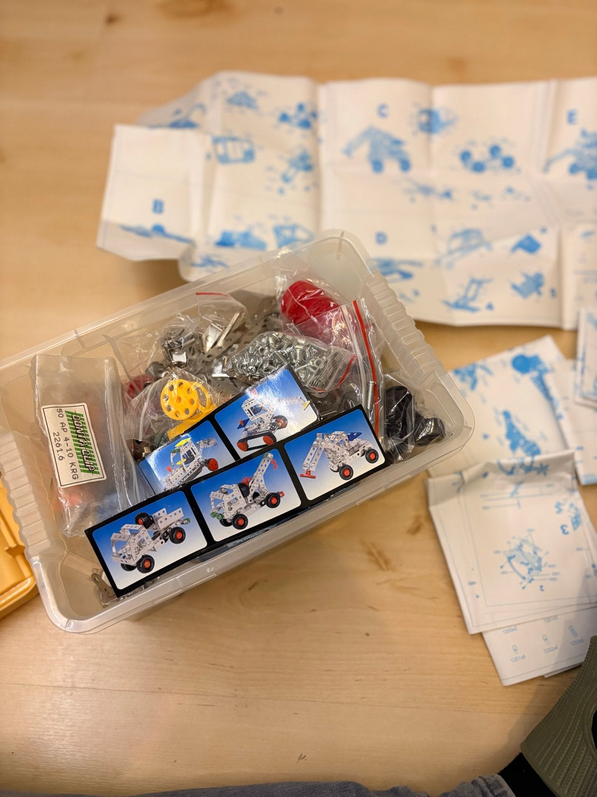 Constructie speelgoed set met handleiding, Ophalen of Verzenden, Gebruikt, Overige merken