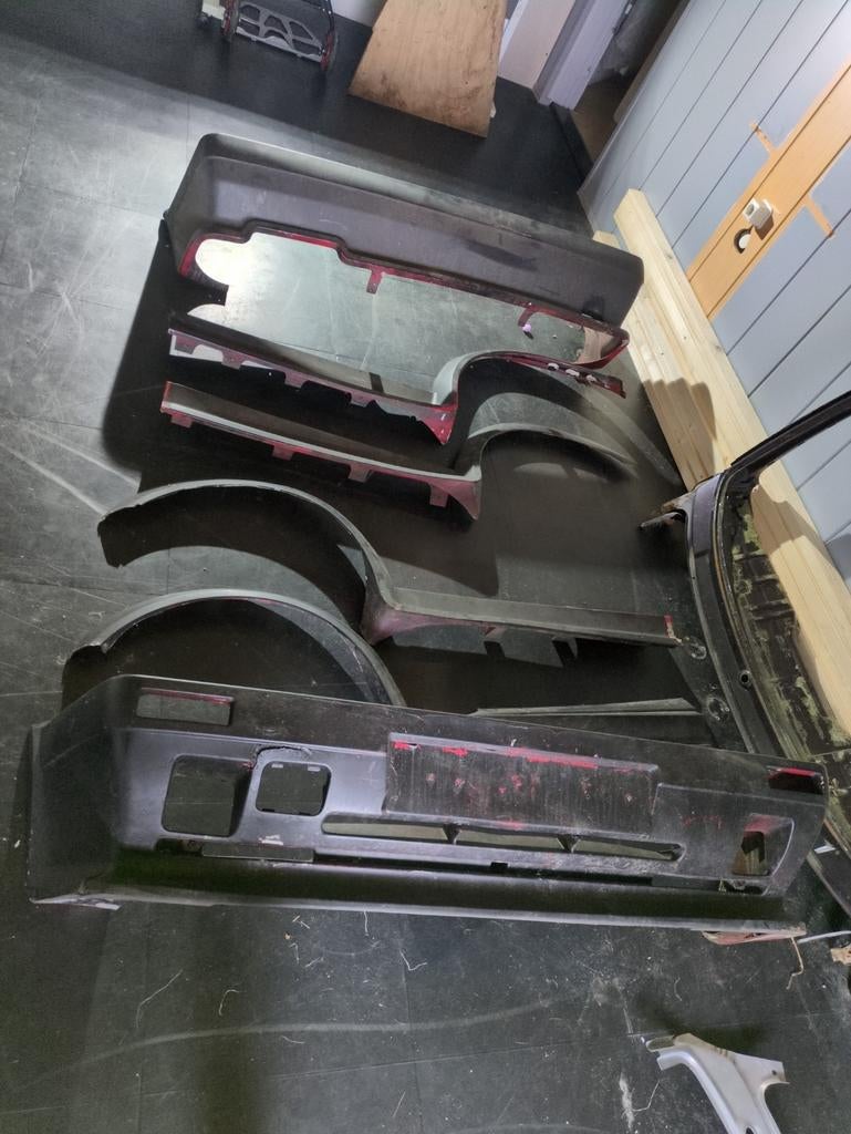 Volkswagen Golf MK2 Hella bumperset Verbreders, Gebruikt, Ophalen of Verzenden, Bumper, Volkswagen