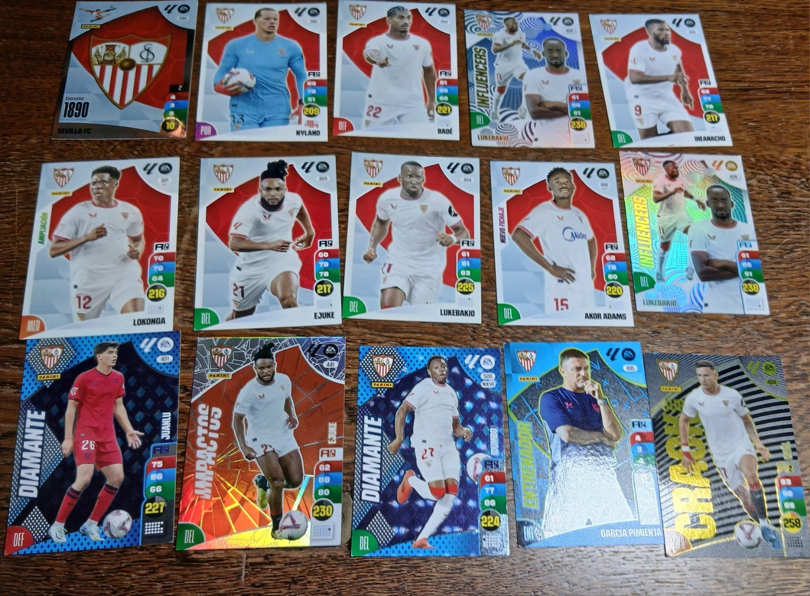 Panini Adrenalyn XL LaLiga2023-24 Sevilla FC Voetbalkaartjes, Ophalen of Verzenden, Zo goed als nieuw, Buitenlandse clubs, Spelerskaart
