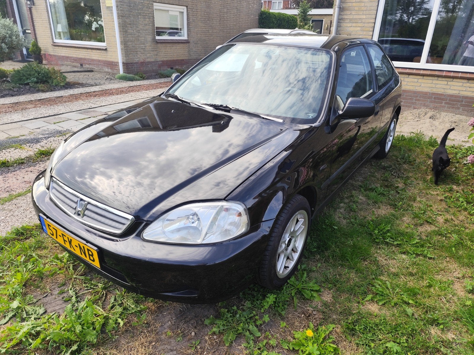 Honda Civic 1.4 I City 2000 Zwart, Voorwielaandrijving, 15 km/l, 74 pk, 31 €/maand