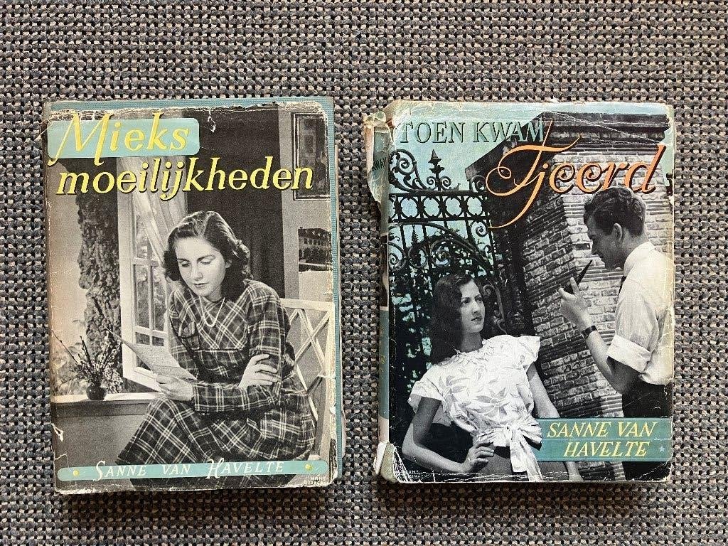Sanne van Haelte - Mieks Moeilijkheden & Toen Kwam Tjeerd, Gelezen, Sanne van Haelte, Ophalen of Verzenden, Nederland