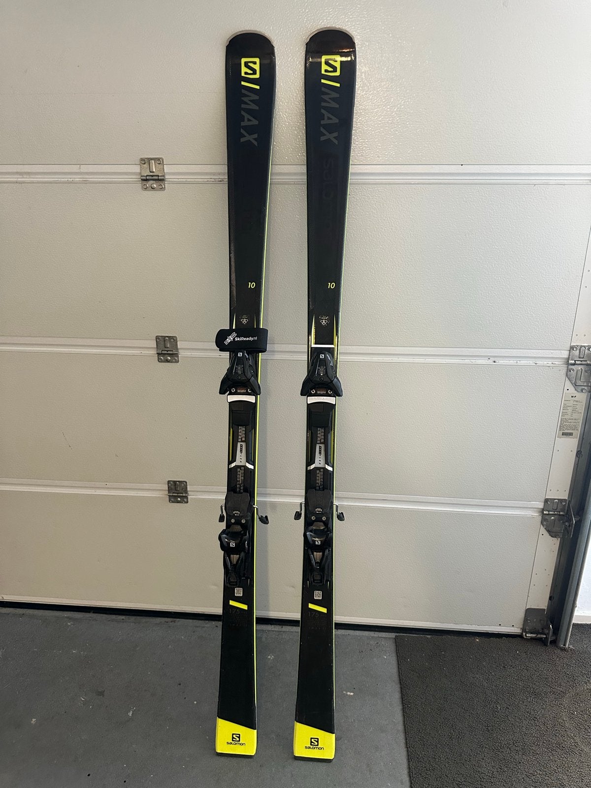 Salomon S/MAX 10 175cm ski's met bindingen, Sport en Fitness, Skiën en Langlaufen, 140 tot 160 cm, Zo goed als nieuw, Carve, Skiën
