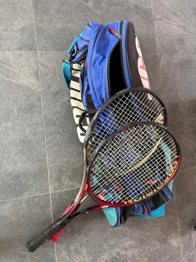 Tennistas en 2 tennisrackets, Ophalen of Verzenden, Gebruikt, Tas, Prince