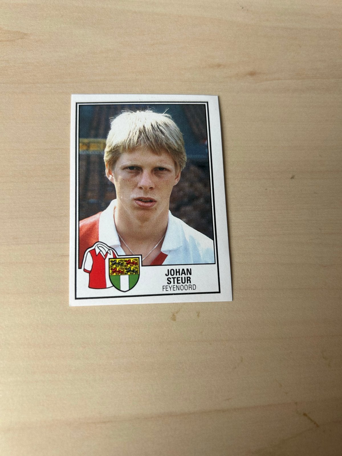 Johan Steur Feyenoord Panini Voetbal 85 Sticker, Verzamelen, Sportartikelen en Voetbal, Ophalen of Verzenden, Zo goed als nieuw