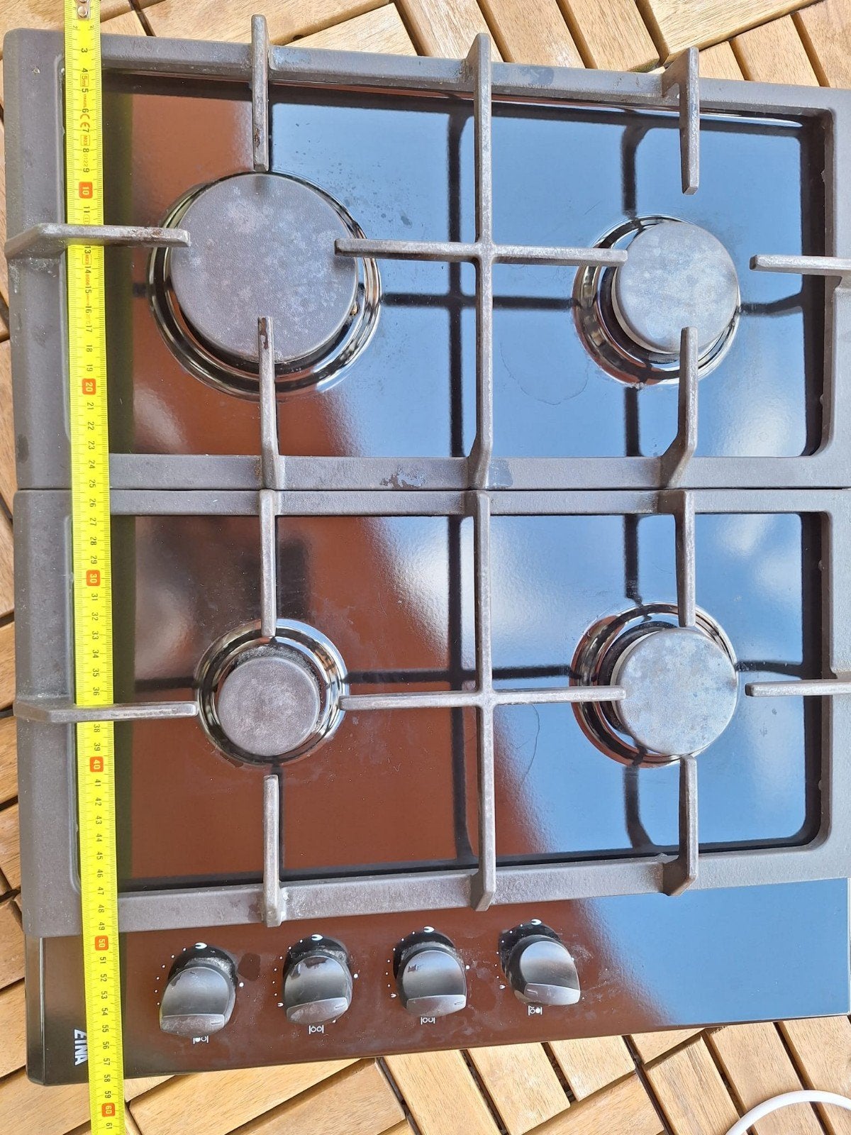 ETNA Gasfornuis 4-pits - Zo goed als nieuw, Witgoed en Apparatuur, Ophalen, 4 kookzones, Zo goed als nieuw, Inbouw