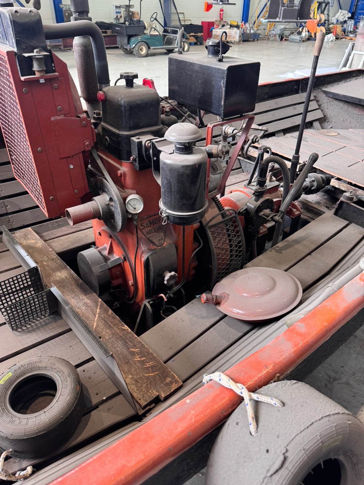 Tuindervlet met Samofa Holland motor, Ophalen, Nieuw