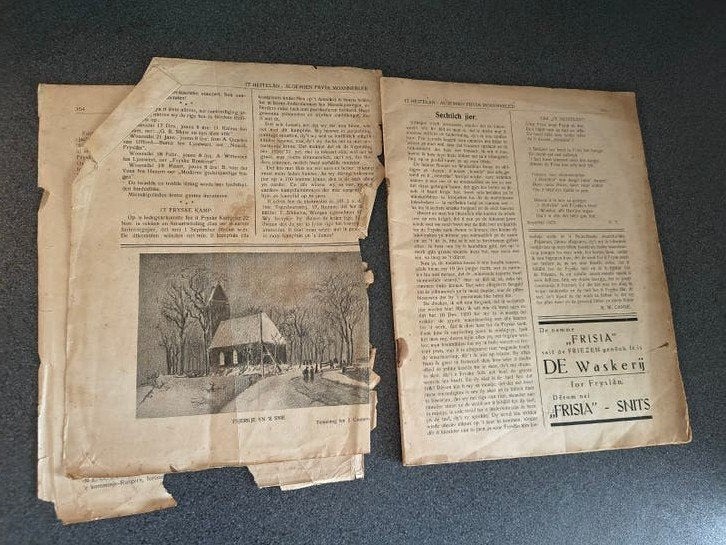 Oud tijdschrift: It Heitelan, december 1930, Boeken, Ophalen of Verzenden, Gelezen, Overige typen