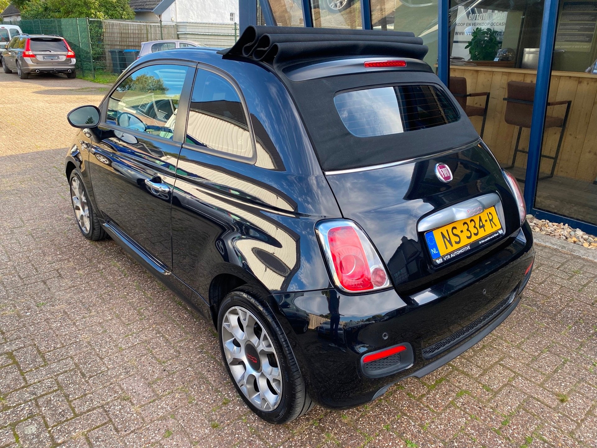 Fiat 500 C 0.9 TwinAir Lounge Cabrio softtop, 86 pk, Gebruikt, Cabriolet, Leder en Stof