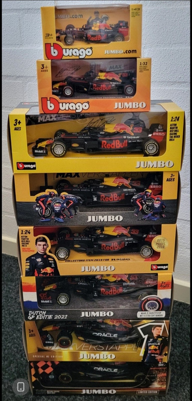 Max Verstappen  2016 t/m 2023, Ophalen of Verzenden, Formule 1