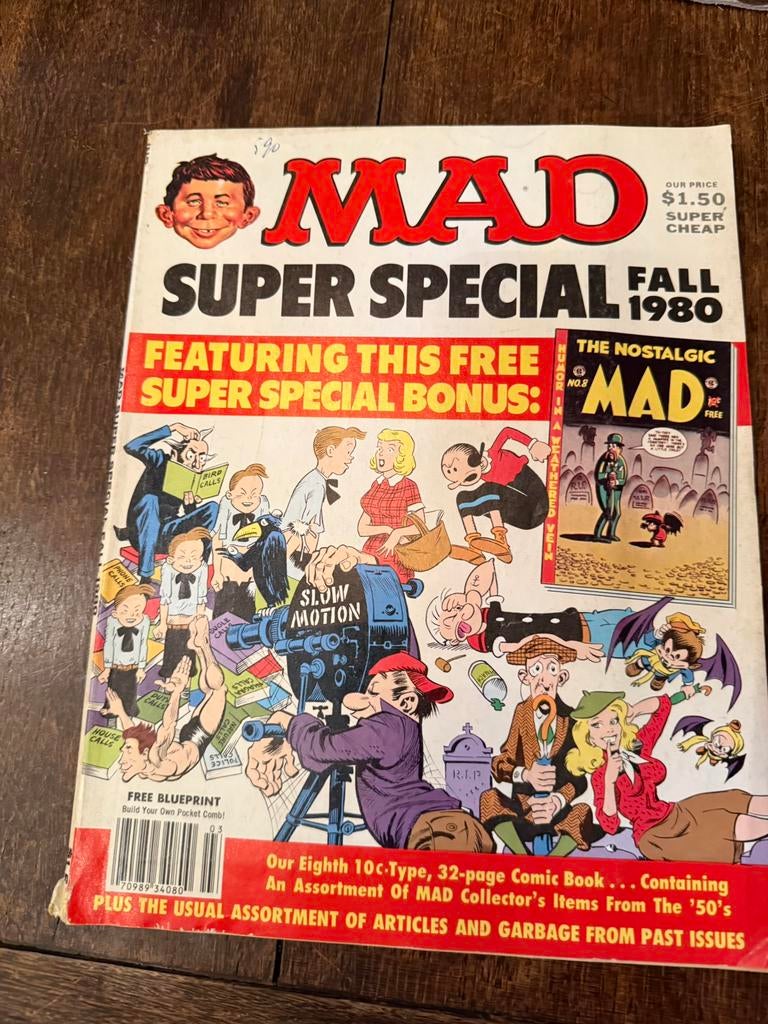 Mad Super Special - met bonus the nostalgic Mad, Boeken, Tijdschriften en Kranten, Gelezen, Muziek, Film of Tv, Ophalen of Verzenden