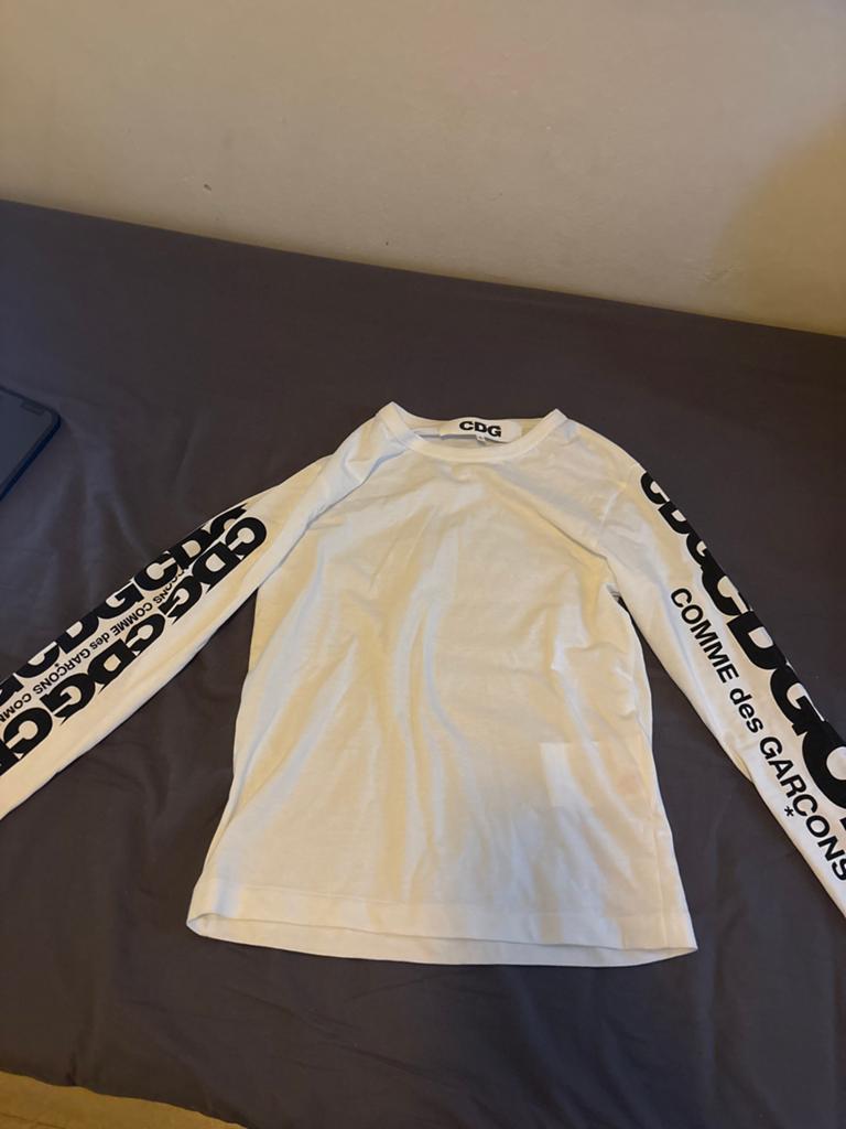 CDG Comme des Garçons Longsleeve T-shirt, Ophalen of Verzenden, Zo goed als nieuw, Maat 46 (S) of kleiner, Zwart
