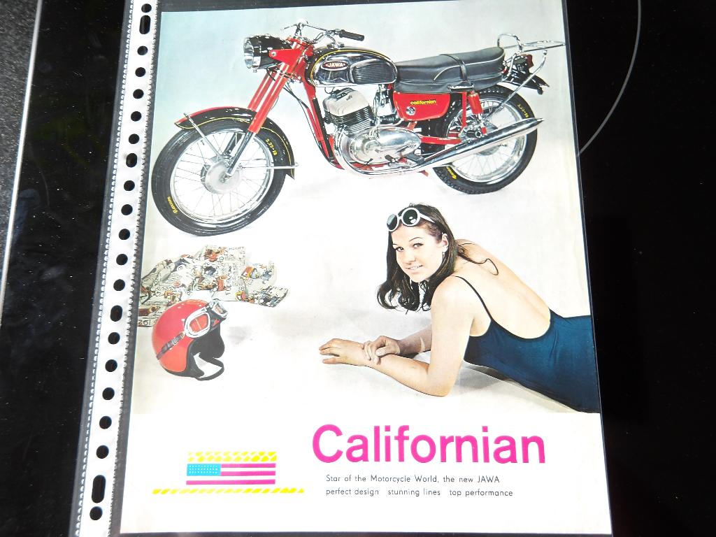 Folder JAWA Californian 350, Verzenden, Overige merken