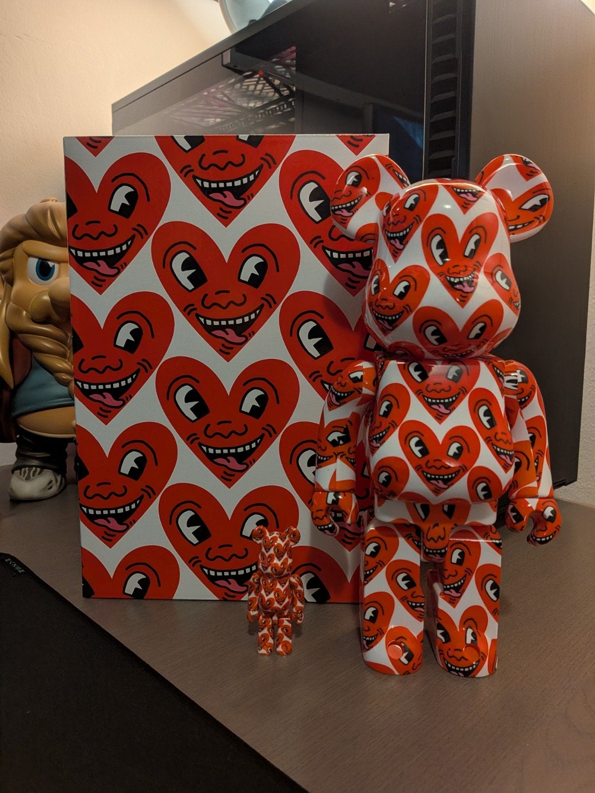 Bearbrick Keith Haring #6 100% + 400%, Ophalen of Verzenden