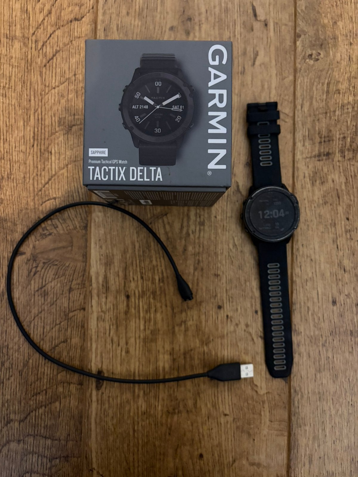 Garmin tactix Delta, Ophalen of Verzenden, Gebruikt, Zwart, Android
