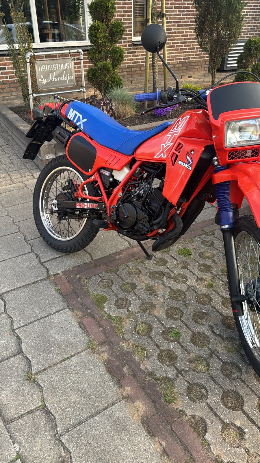 Gezocht Uitlaatbocht Honda MTX 80R HD08 1984, Verzenden, Gebruikt