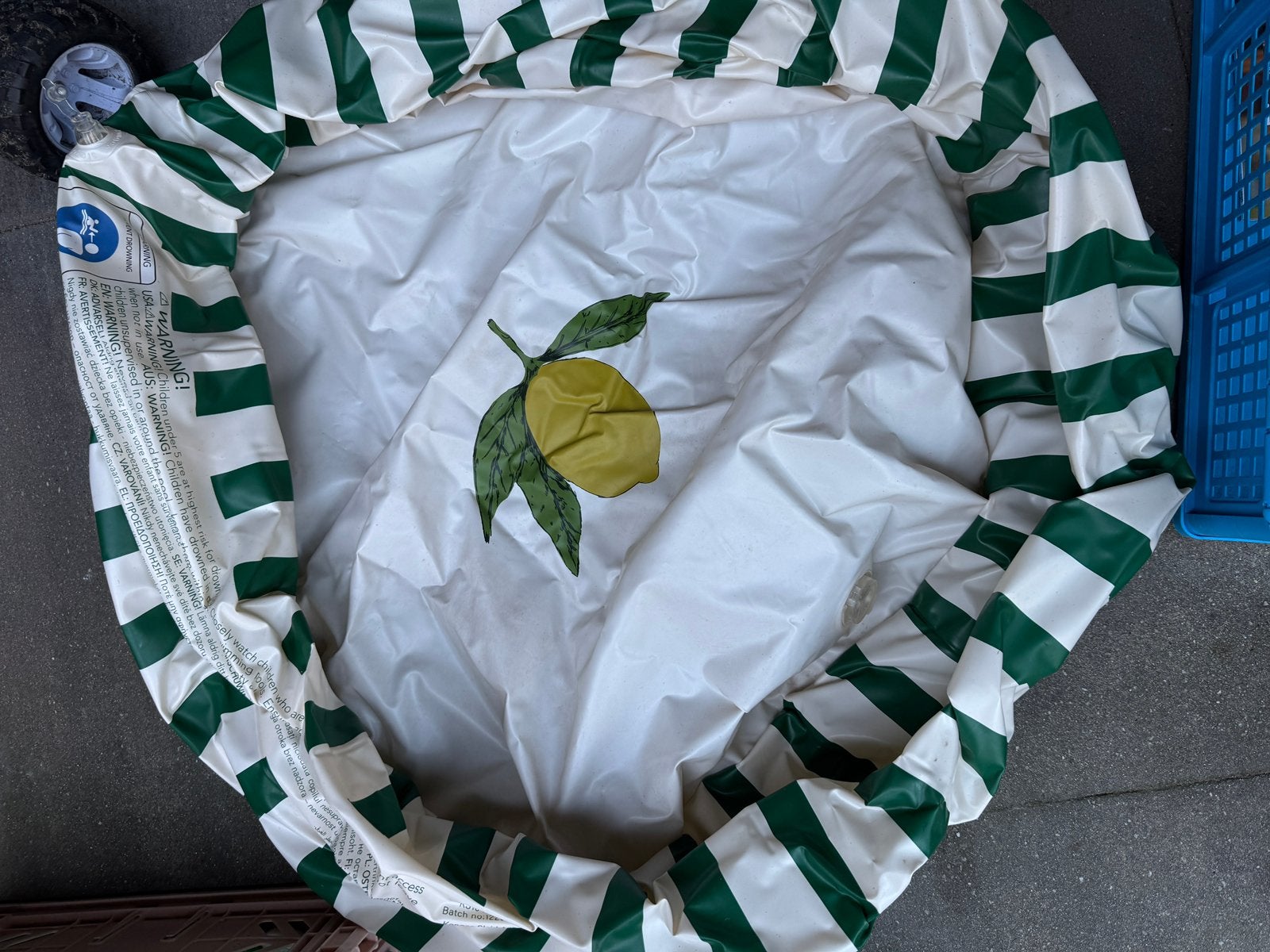 Konges sløjd zwembad groen lemon, Ophalen of Verzenden, Zo goed als nieuw