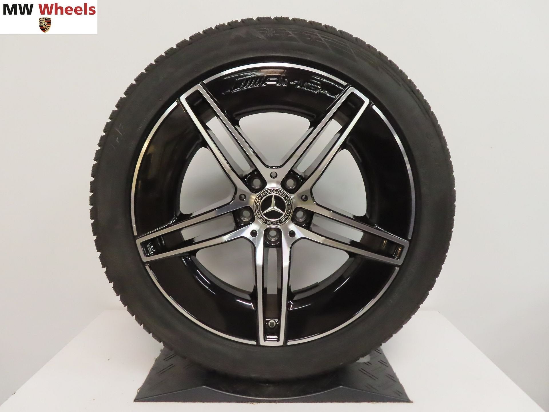 Mercedes E klasse W214 AMG 19 inch velgen met winterbanden, 19 inch, -, -, Banden en Velgen