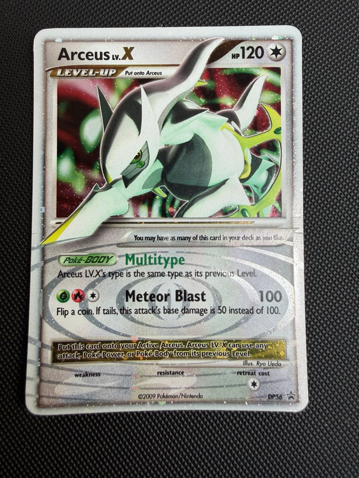 Pokémon Card – Arceus LV.X – DP56 Black Star Promo Holo, Ophalen of Verzenden, Zo goed als nieuw