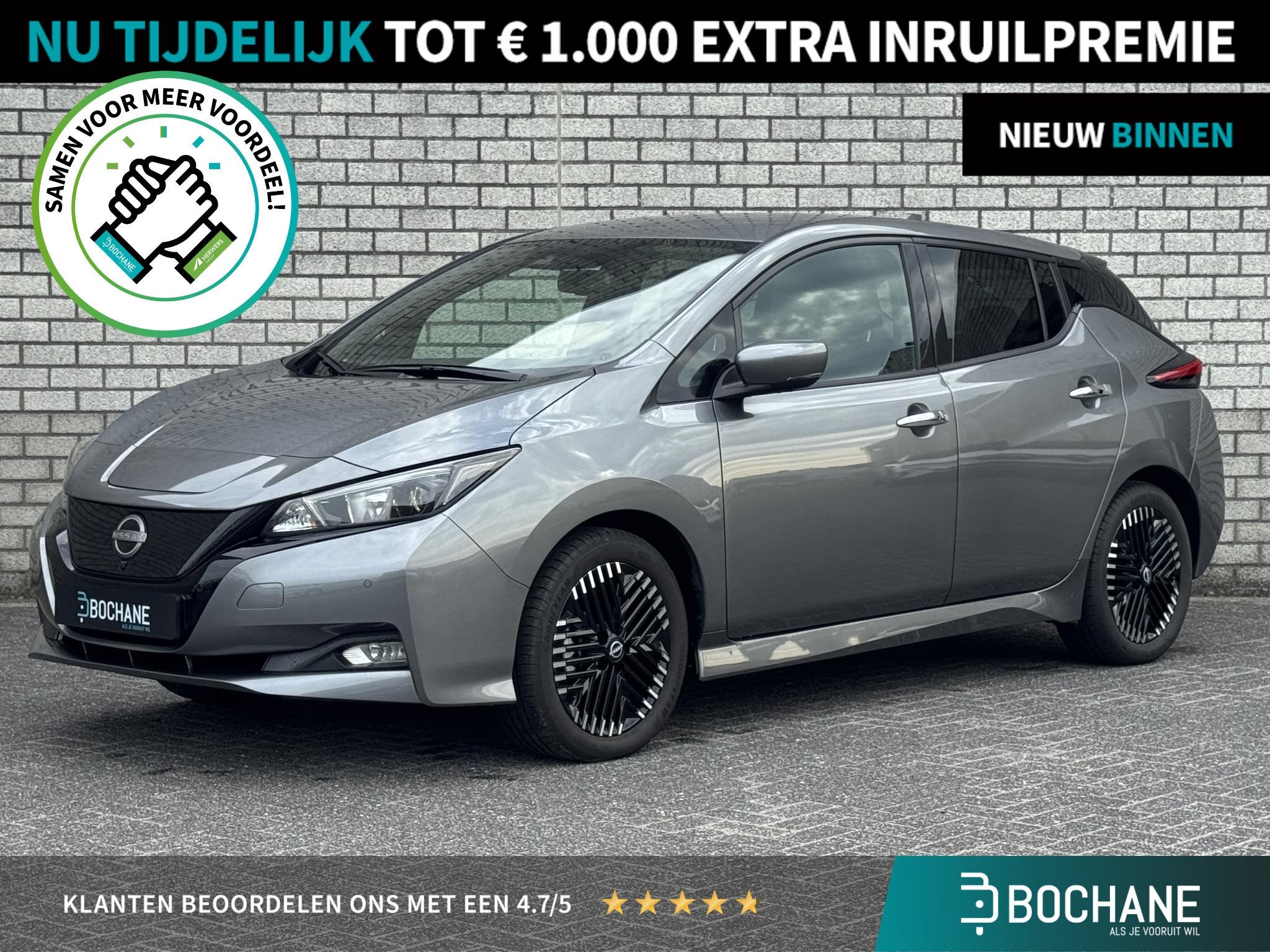 Nissan LEAF N-Connecta 39 kWh | Navigatie | Stoel + Stuurver