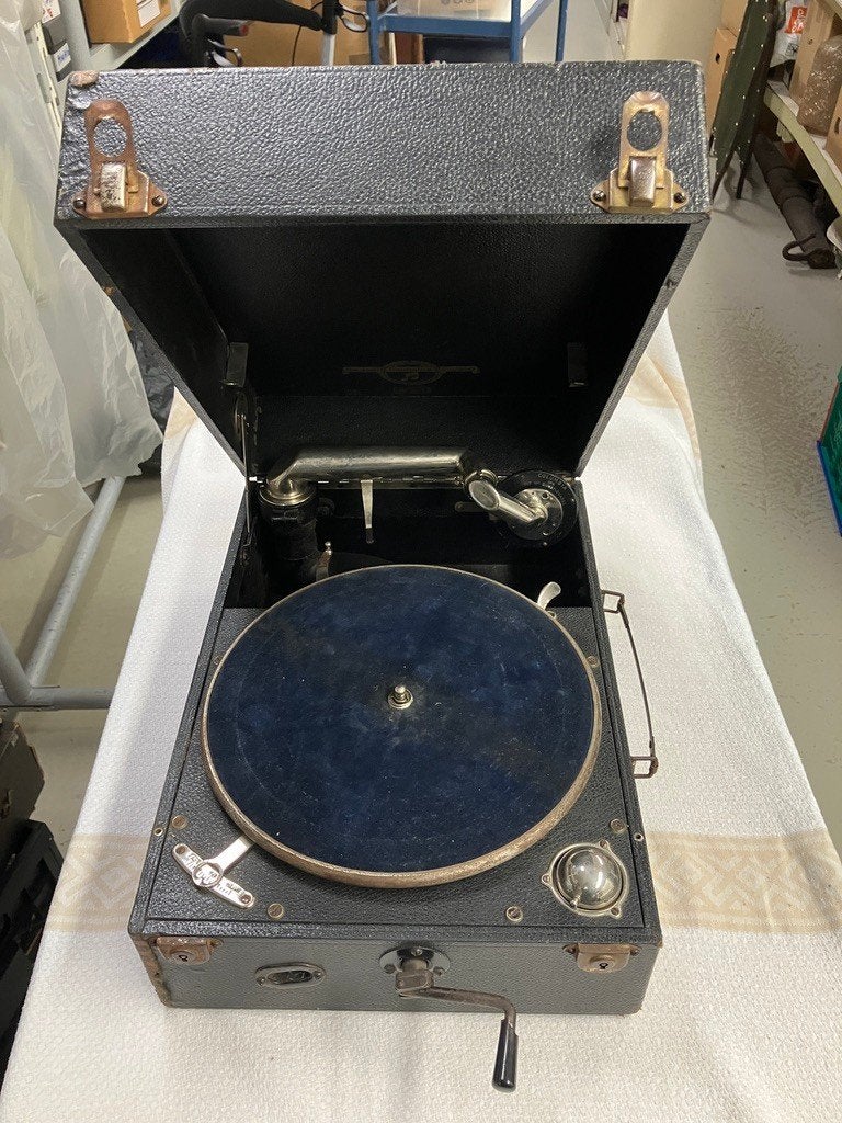 Columbia Viva-Tonal Grafonola 201 ca. 1930 – Engeland, Verzenden