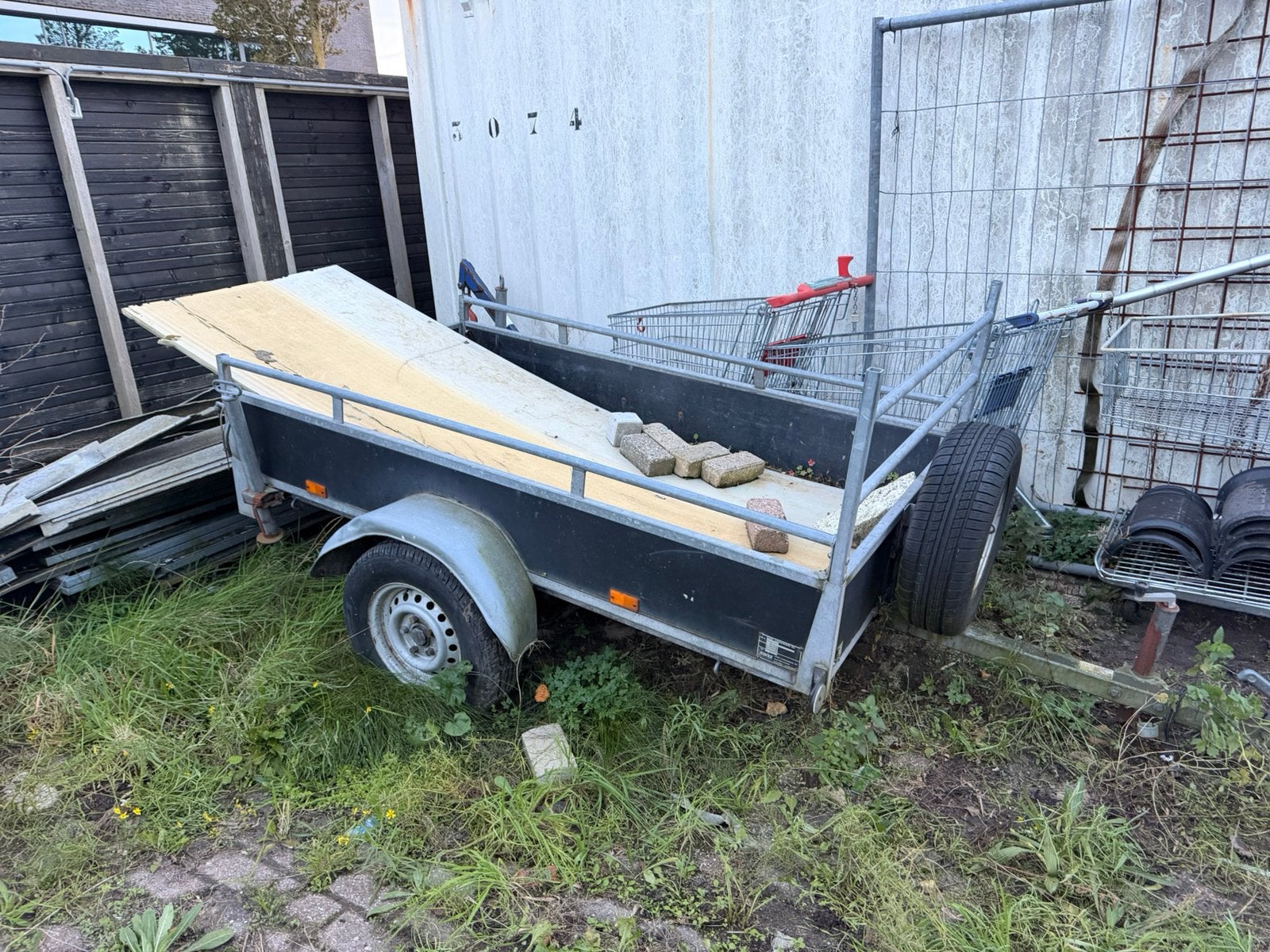 Goedkope aanhanger – Meeneemprijs, geen gezeur!, Ophalen, Gebruikt