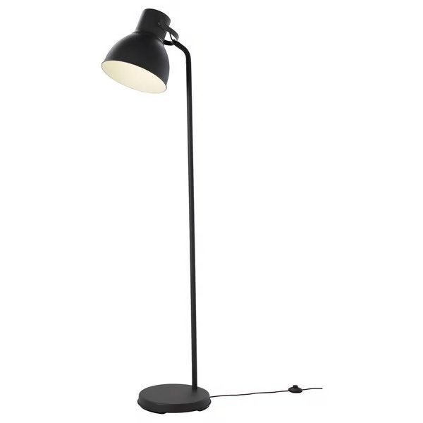 IKEA HEKTAR vloerlamp donkergrijs, Ophalen, Gebruikt, E27 (groot), Metaal