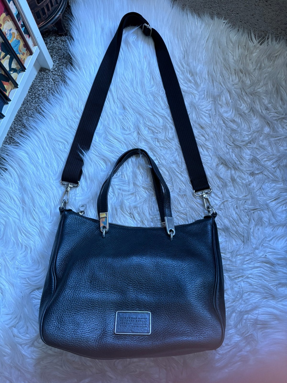 Marc by marc jacobs ligero nano ninja bag, Ophalen of Verzenden, Zo goed als nieuw, Zwart, Schoudertasje