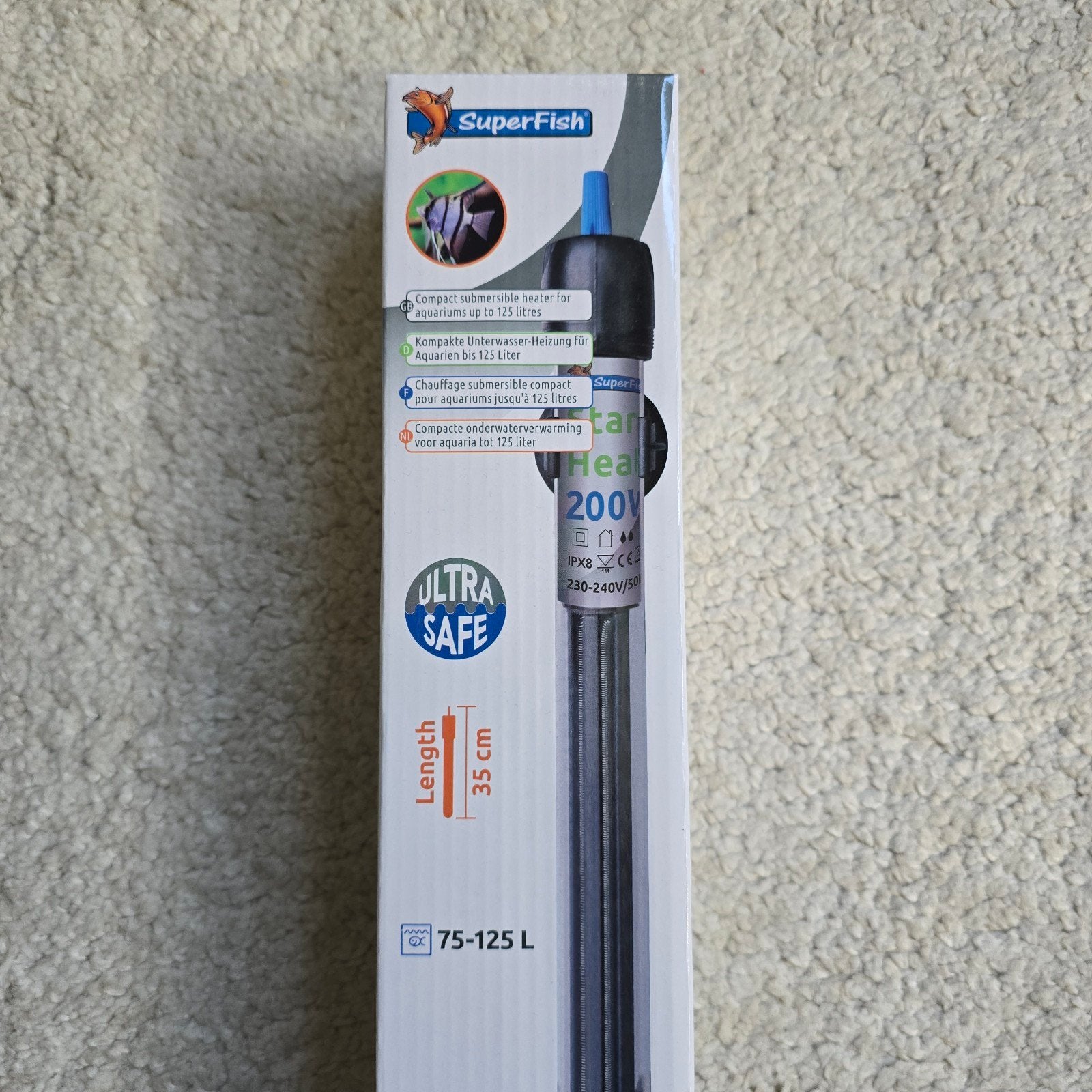 Superfish Aquarium Verwarming, Dieren en Toebehoren, Vissen | Aquaria en Toebehoren, Verzenden, Verwarming, Superfish, Verlichting of Verwarming