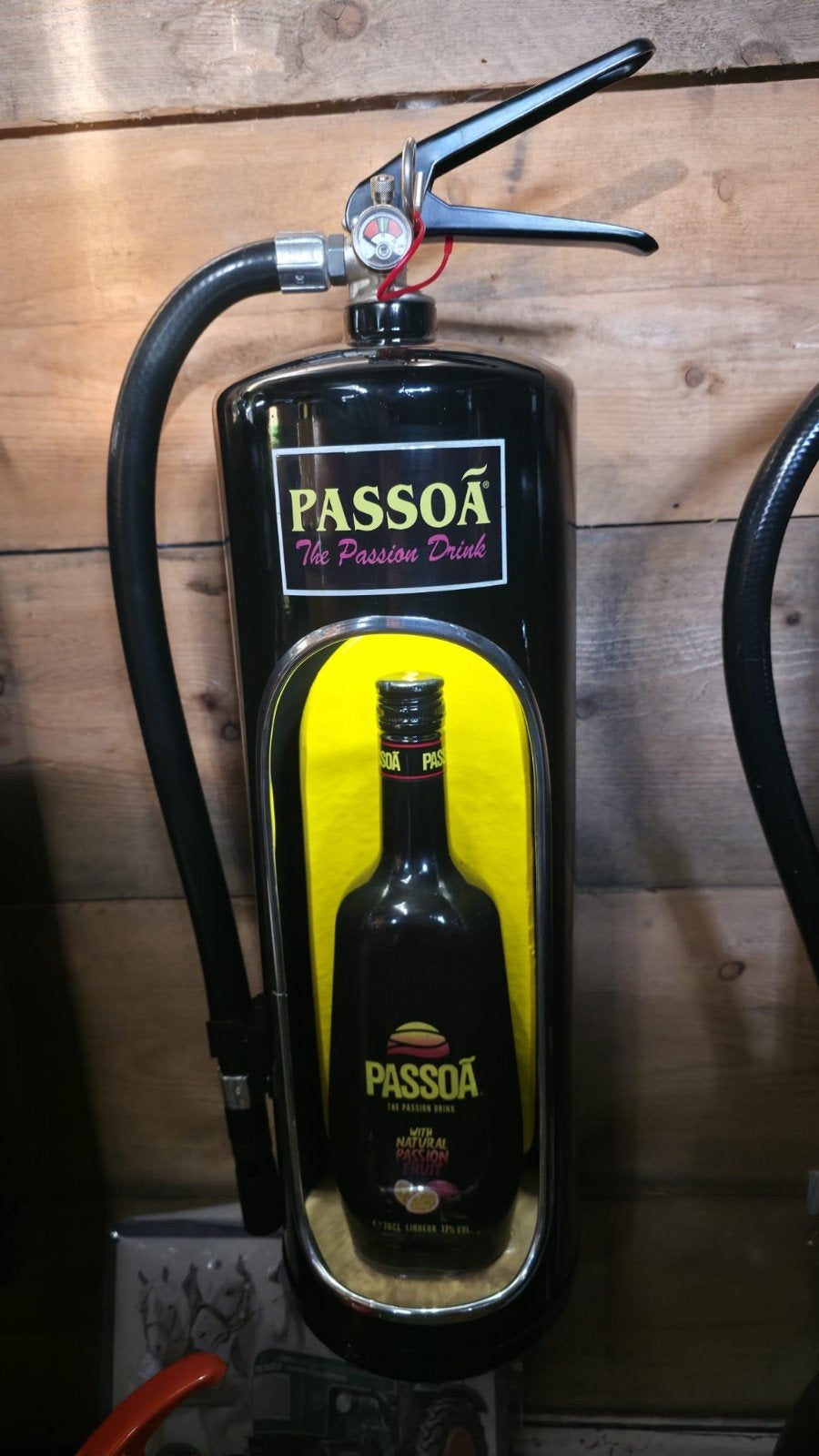 Mooie PASSOA brandblusser met ledverlichting, Ophalen of Verzenden, Nieuw, Lichtbak of (neon) lamp