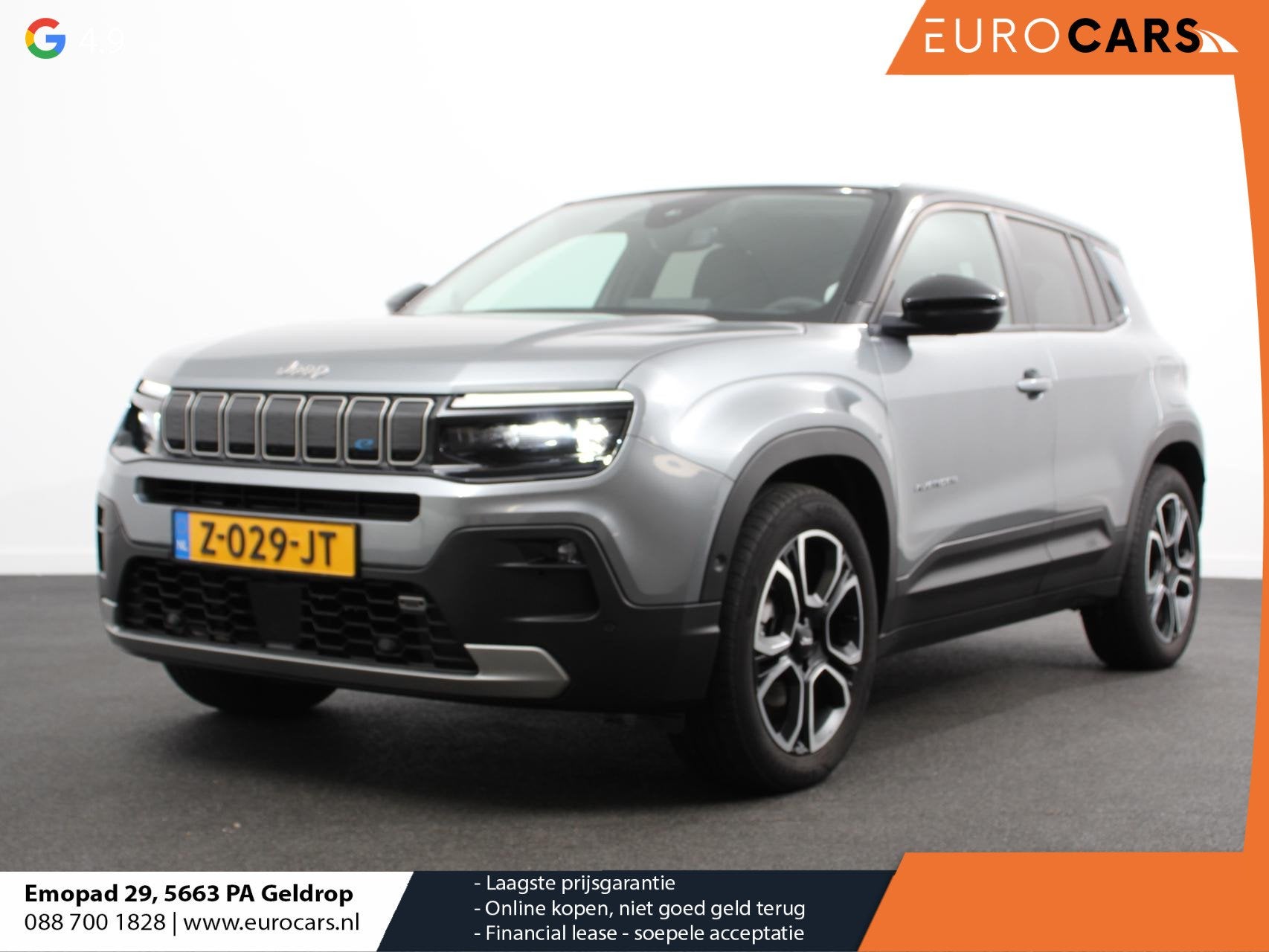 Jeep Avenger Summit 54 kWh SOH 96,5 % Camera Lichtmetalen Ve, Auto's, 394 km, Gebruikt, 156 pk, Leder en Stof