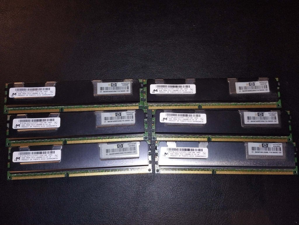 24gb ddr3 1333mhz ecc, Computers en Software, RAM geheugen, Gebruikt, DDR3, Ophalen of Verzenden, Desktop