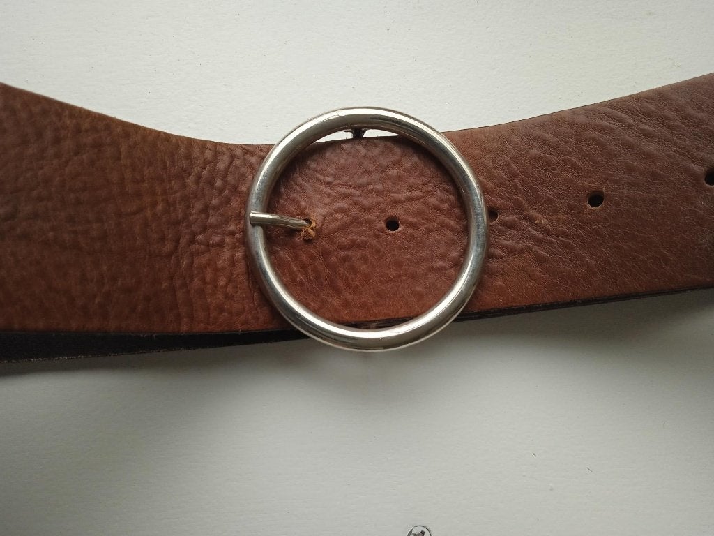 Riem van RED LABEL PETROL INDUSTRY L 95, Kleding | Dames, Bruin, 90 tot 100 cm, Heupriem, Ophalen of Verzenden