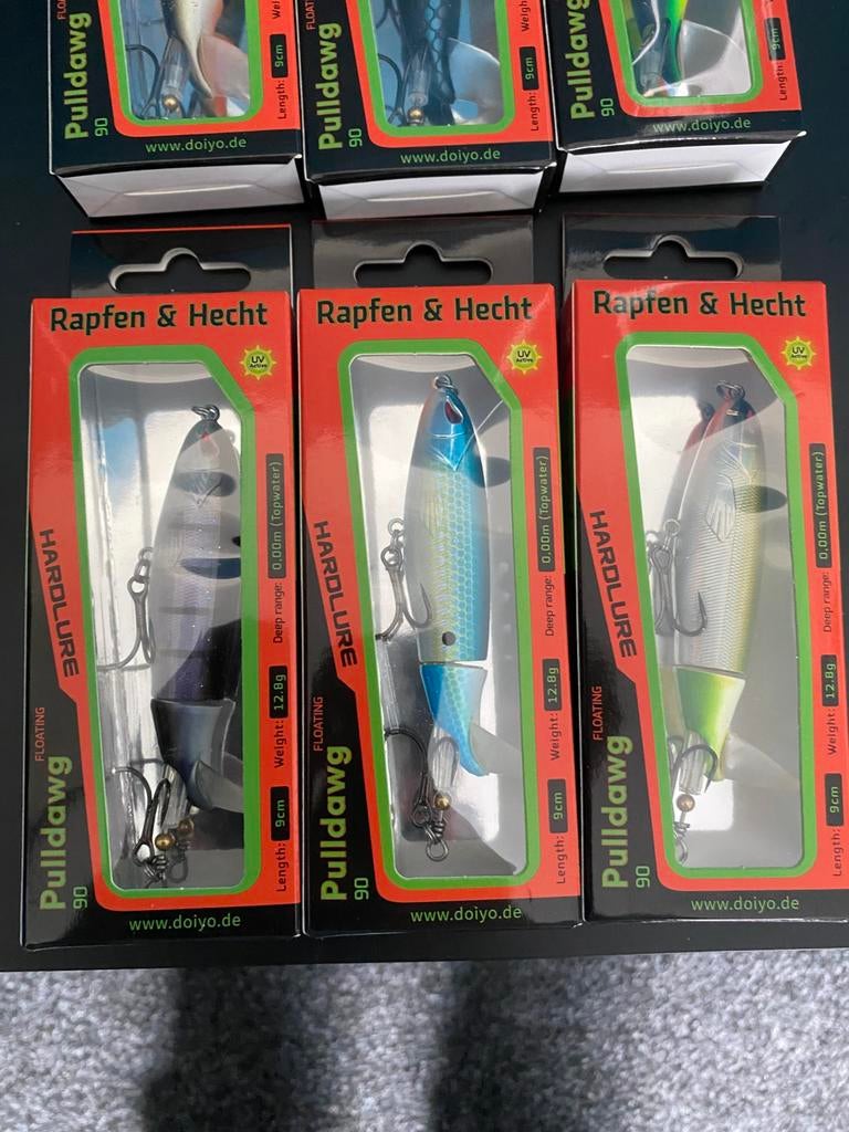 NIEUW Doiyo Pulldawg 9cm 12,8gr Top water., D, Overige typen, Nieuw, Ophalen of Verzenden