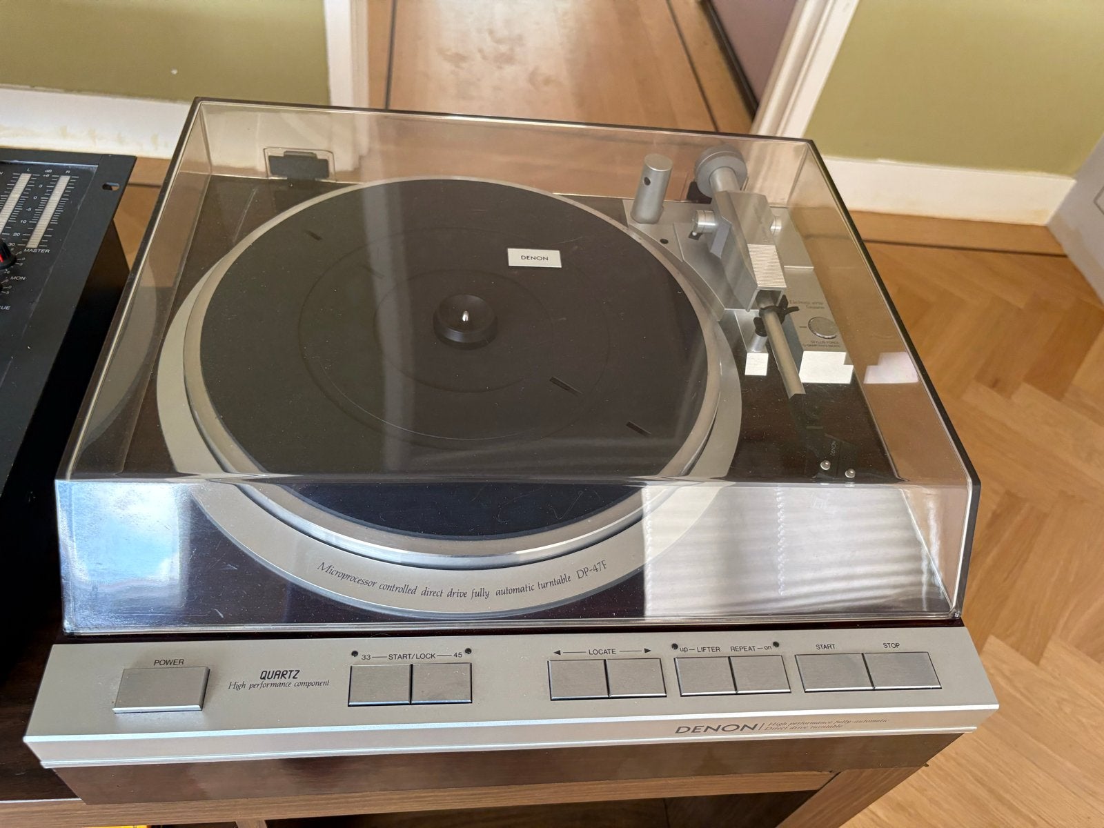 Denon DP-47F Volautomatische Direct Drive Platenspeler, Audio, Tv en Foto, Platenspelers, Automatisch, Zo goed als nieuw, Platenspeler
