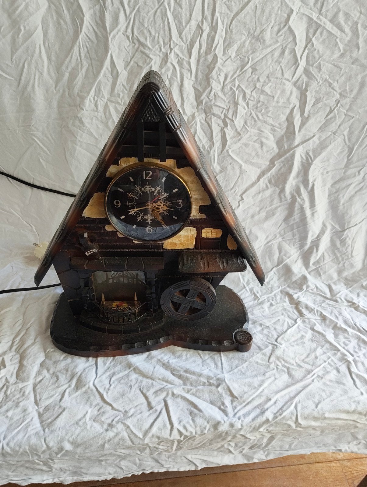 Vintage futi Electric Schoorsteenmantel Klok, Ophalen of Verzenden
