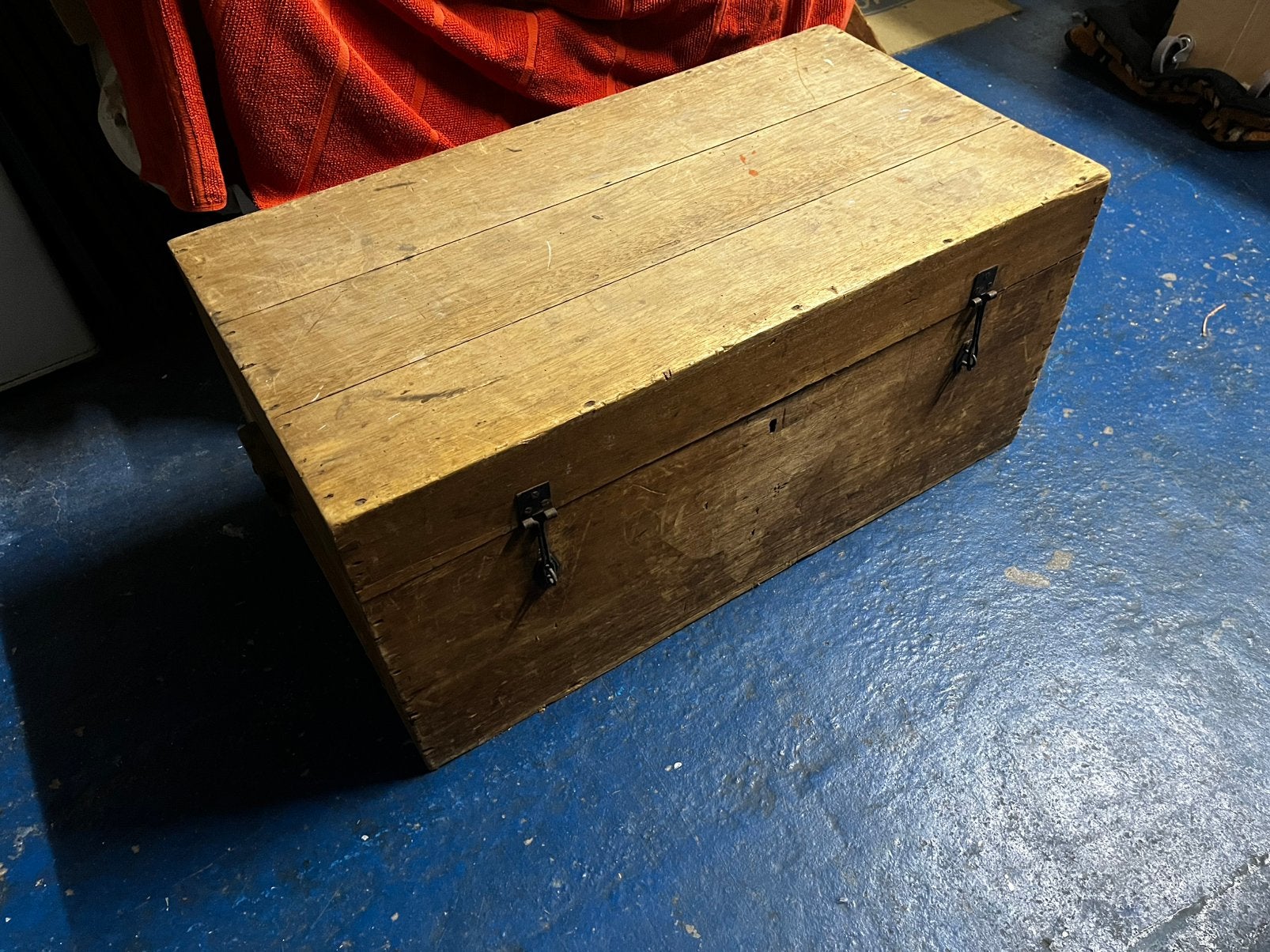 Gereedschap kist, Ophalen, Eikenhout, 50 tot 100 cm, Zo goed als nieuw