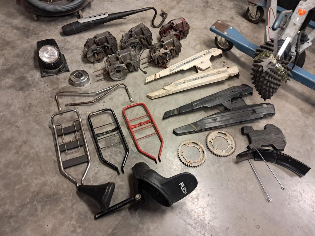 Puch maxi Onderdelen, Ophalen