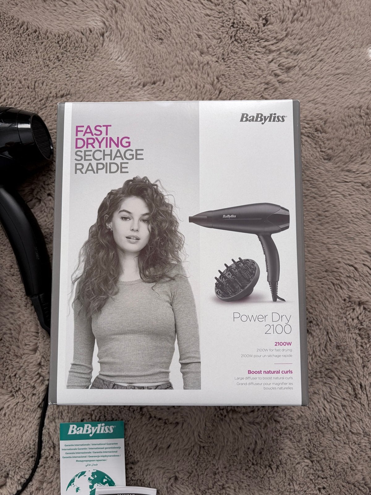 BaByliss Power Dry 2100 Föhn - Zo goed als nieuw, Ophalen of Verzenden, Zo goed als nieuw, Haarverzorging