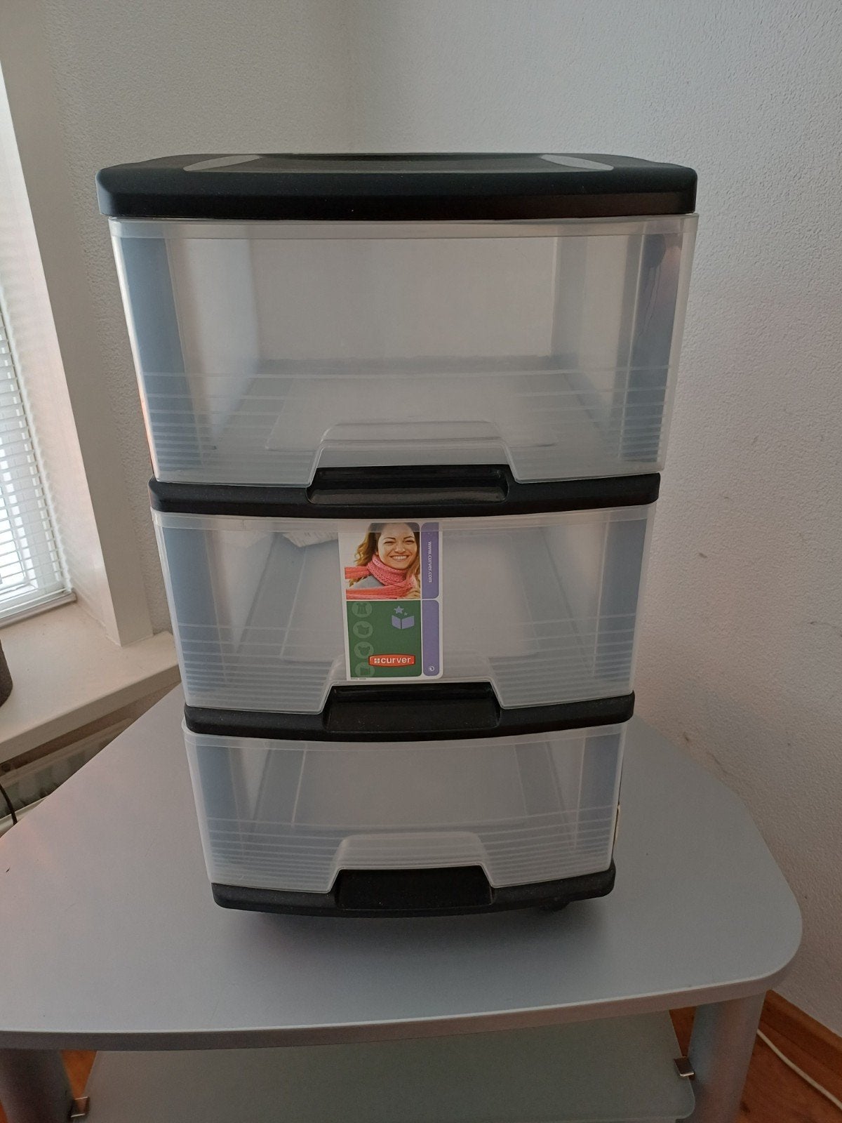 Handige opbergbox met 3 laden - Curver, Ophalen, Zo goed als nieuw