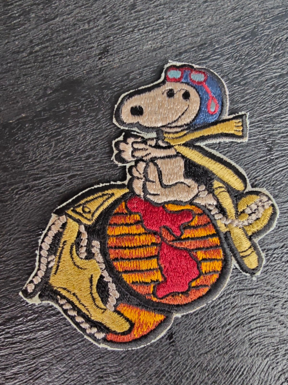 Patch USMC Vietnam Snoopy Flying Ace ,  USMC Snoopy Flying.., Ophalen of Verzenden, Landmacht, Amerika, Embleem of Badge