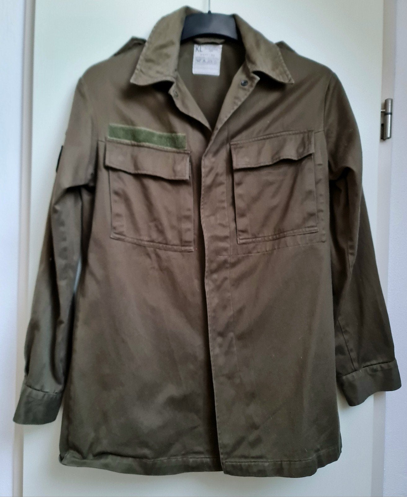 Militair overhemd Koninklijke Landmacht 1981 maat L uniek, Ophalen, Landmacht, Nederland, Kleding of Schoenen