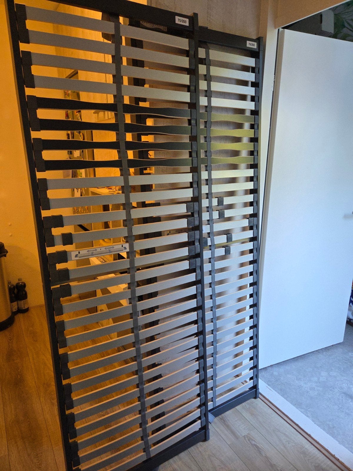 Bossflex lattenbodem 2 x 70x200, Huis en Inrichting, Ophalen, Gebruikt, Tweepersoons, 140 cm