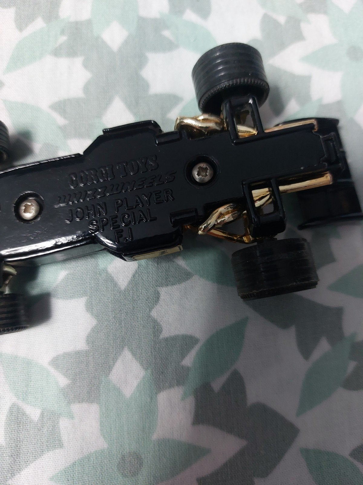 Corgi Toys John Player Special F1 Raceauto, Kinderen en Baby's, Speelgoed | Speelgoedvoertuigen, Gebruikt, Ophalen of Verzenden