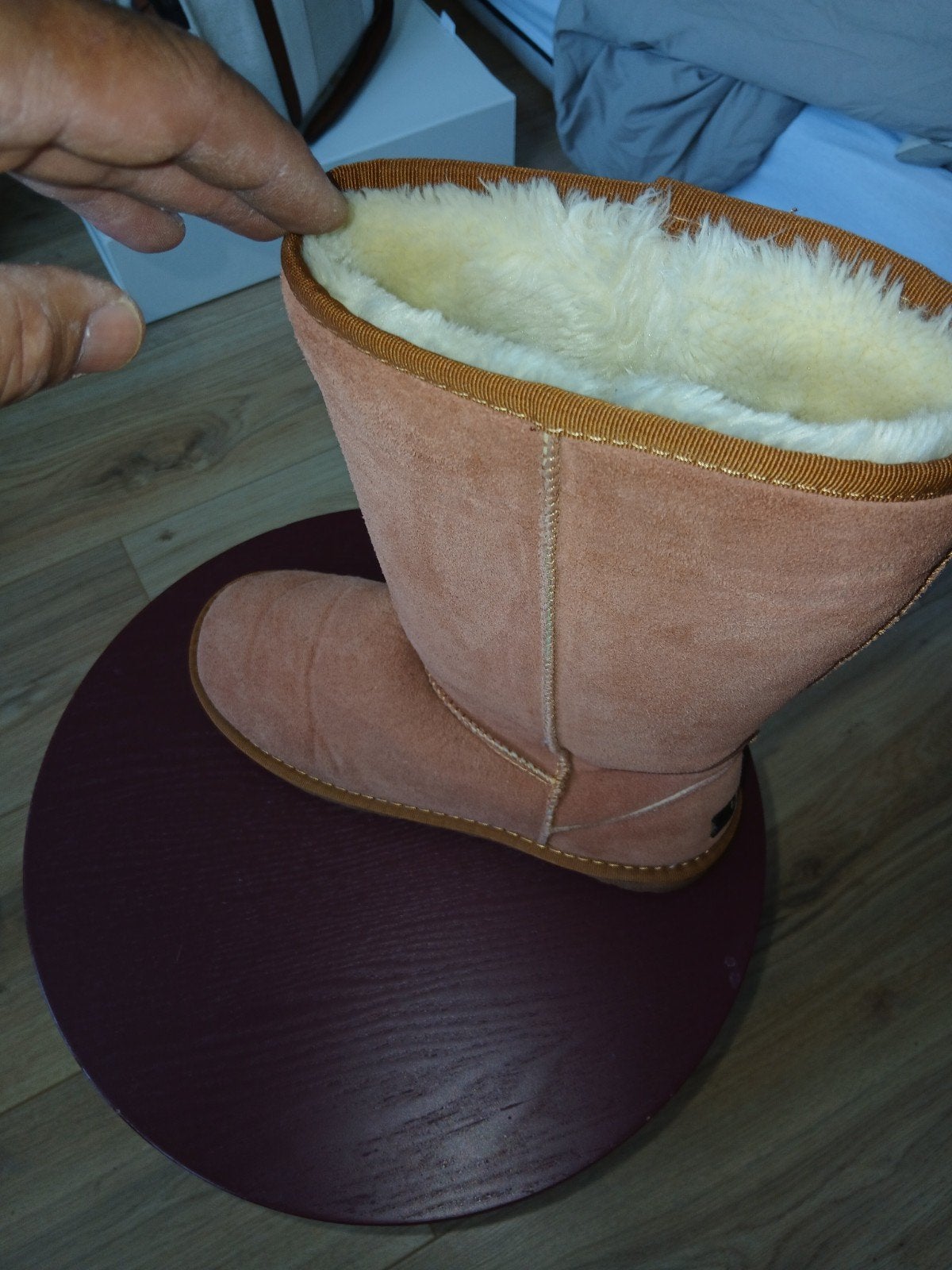 Ugg Australia Laarzen - Zo goed als nieuw, Kleding | Dames, UGG Australia, Beige, Lage of Enkellaarzen, Ophalen of Verzenden