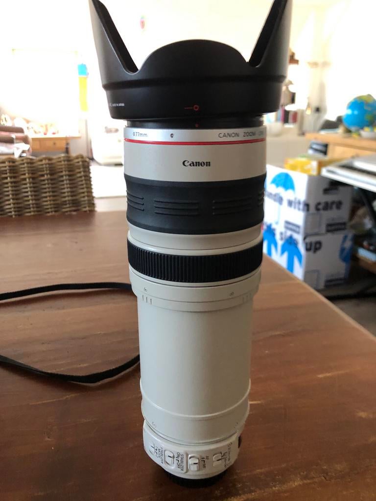 Canon EF 28-300mm f/3.5-5.6 L IS USM met zonnekap, Audio, Tv en Foto, Fotografie | Lenzen en Objectieven, Ophalen of Verzenden