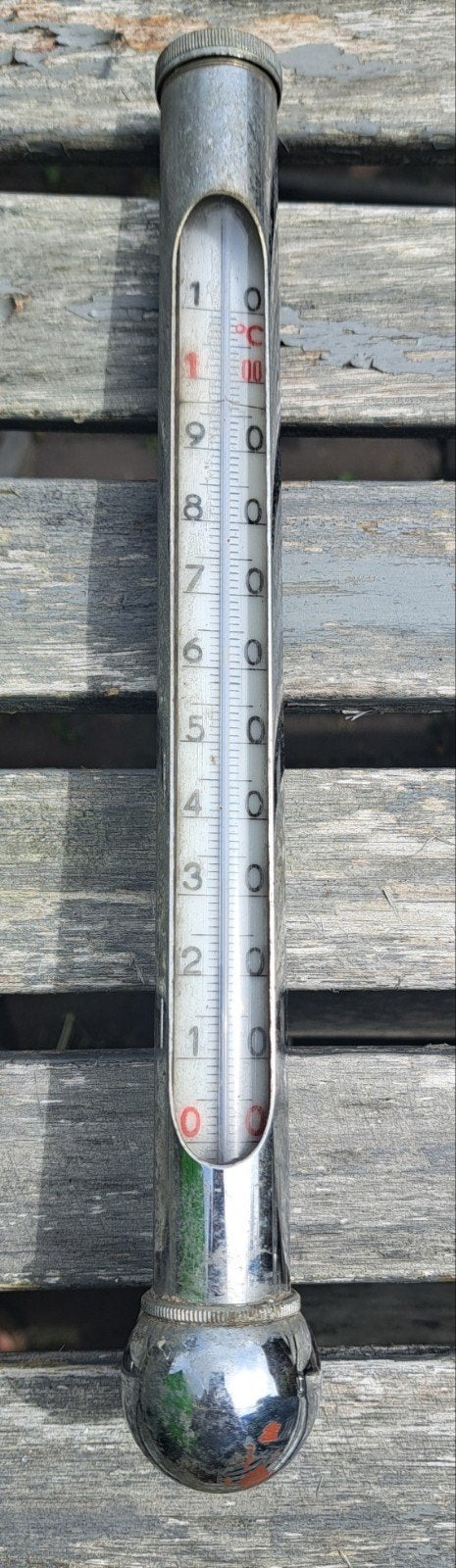 Chromen staafthermometer, Antiek en Kunst, Ophalen