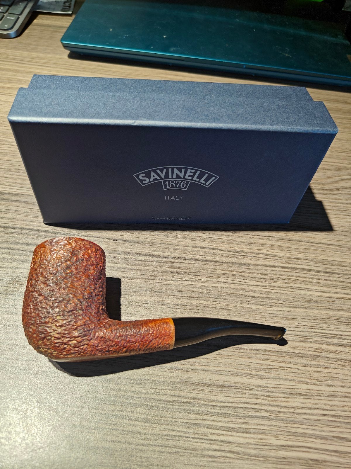 Savinelli Linea Più 5 – Handmade Freehand, Verzamelen, Rookartikelen, Aanstekers en Luciferdoosjes, Ophalen of Verzenden, Zo goed als nieuw